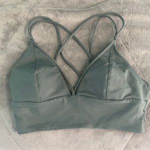 Olive Green LuluLemon Sports Bra